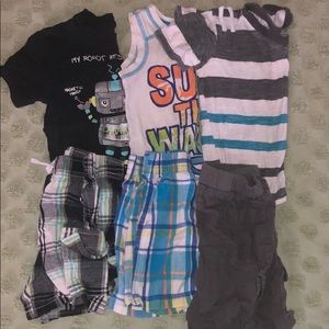 Boys shirts and shorts sets-2T